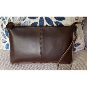 New Genuine Leather Wristlet Clutch Wallet Purses Small Crossbody Bags